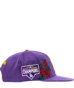 PRO STANDARD Dodgers City Double Front Logo Snapback Hat ACCESSORIES