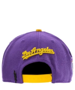 PRO STANDARD Dodgers City Double Front Logo Snapback Hat ACCESSORIES