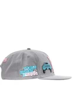 PRO STANDARD Dodgers Lowrider Triple Front Logo Snapback Hat