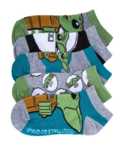 CHARACTER BEST SELLERS 5 Pack Kids Yoda No Show