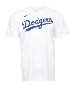 Dodgers Nike Wordmark Tee - Mens