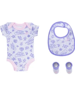 NIKE AOP Logo 3 PC Box Set - Girls Infant (0-6)