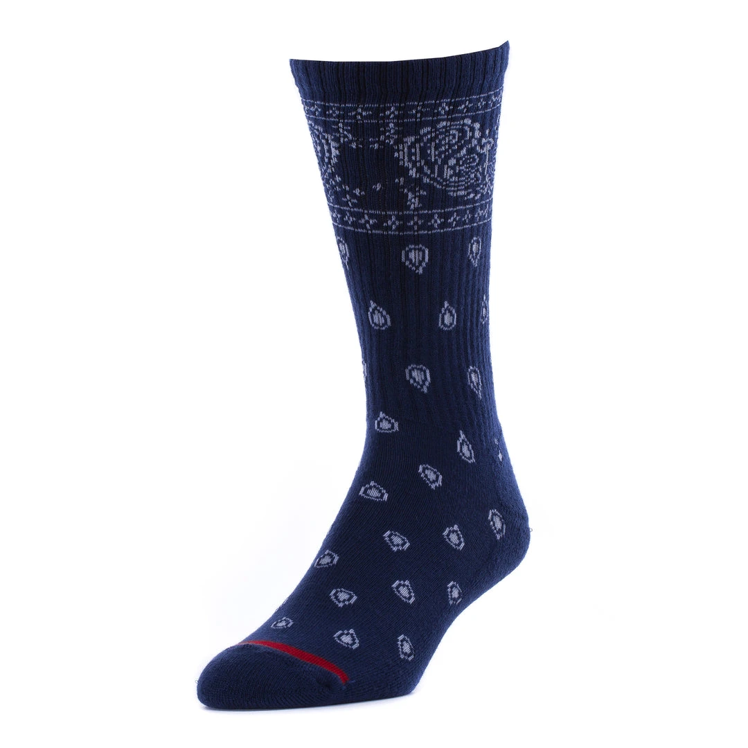 WSS BEST SELLERS Mens Half Cushion Bandana Crew