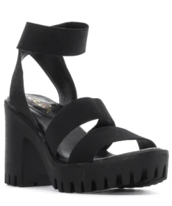 CELIA BEST SELLERS Sandy Heeled Lugg Sandal - Womens