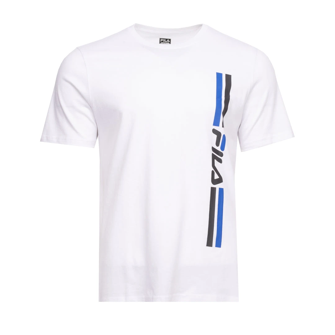 FILA BEST SELLERS Crew W/ Vertical Stripe Tee - Mens