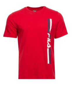 FILA Crew W/ Vertical Stripe Tee - Mens