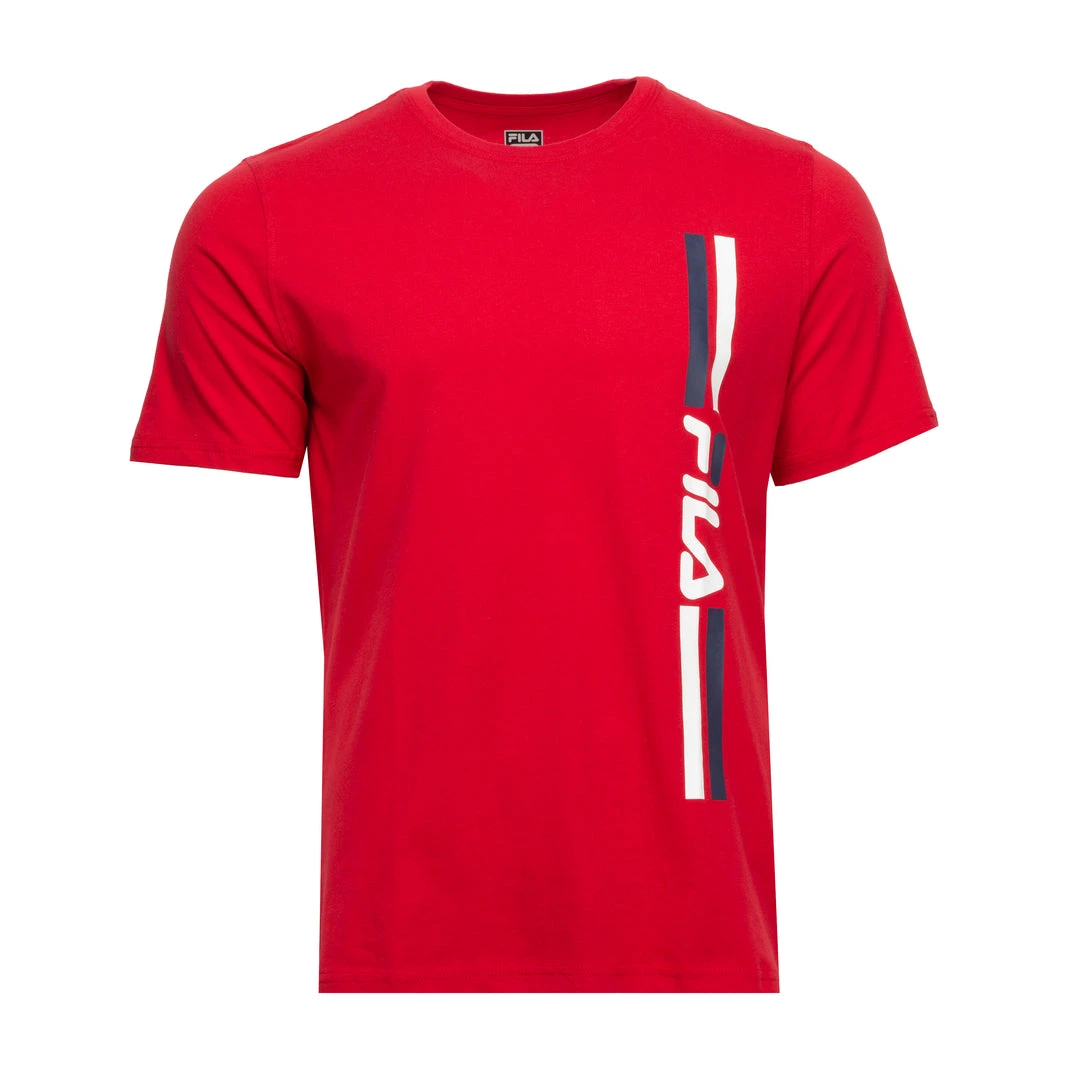 FILA Crew W/ Vertical Stripe Tee - Mens