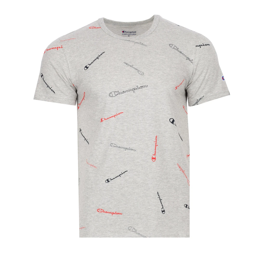 CHAMPION BEST SELLERS Classic Logo AOP Tee - Mens