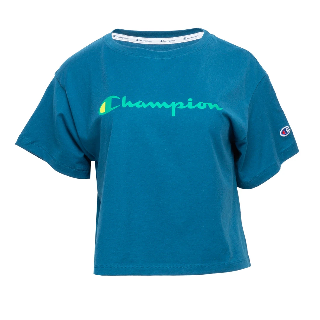 CHAMPION BEST SELLERS Cropped Graphic Tee - Womens