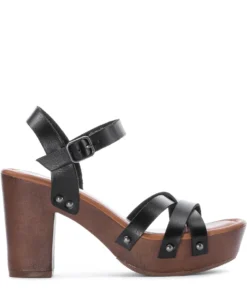 CELIA Woody Strappy Wood Heel - Womens