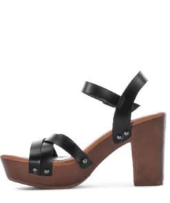 CELIA Woody Strappy Wood Heel - Womens