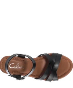 CELIA Woody Strappy Wood Heel - Womens