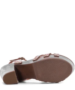 CELIA Woody Strappy Wood Heel - Womens